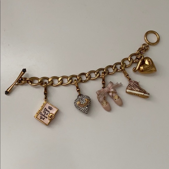 Juicy Couture Jewelry - Juicy Couture Charm Bracelet w/ charms